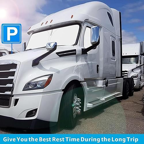 Pare-Soleil Pliable pour fenêtre de Camion,Pare-Soleil pour fenêtre de Camion, Pare-Soleil de Protection Pliable pour Pare-de Camion, Outil de Protection de Rideaux de Camion de Conception de - Poukt