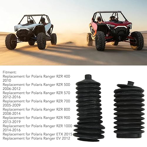 EBTOOLS Paire de Bottes de Crémaillère de Direction 5412012 5412013 de Remplacement pour Polaris Ranger RZR 400 500 570 700 800 900 - Poukt