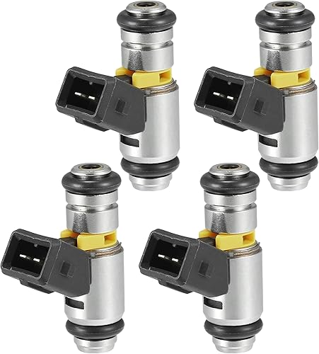 A ABSOPRO Injecteur De Carburant No.71724544/71724545 Pour Alfa Romeo Mito 2011-2018 1.4 Pour Fiat Panda 2010-2013 1.2 Noir 4 Pièces - Poukt