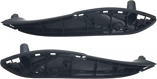 FiTspi Lot de 2 poignées de porte intérieure avant gauche et avant droite pour B-MW F30 F31 F32 F33 F35 F36 F80 F82 F83 2012-18 Noir - Poukt