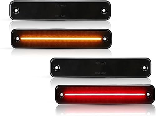 pour Hummer H2 2003 2004 2005 2006 2007 2008 2009 LED Feu Position Latéral Clignotant Feux Position Latéraux LED Feux Signalisation(4pc Front Rear) - Poukt