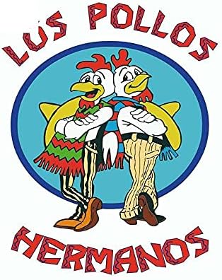 13 cm x 10,4 cm pour Los Pollos Hermanos coffre voiture autocollant ordinateur portable décor décalcomanie pare-brise - Poukt