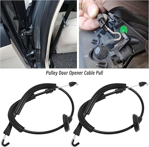 Lot de 2pcs Câbles de Poignée de Porte 3U0837085 3B0837085E Compatible avec VW Passat B5 1996-2005 Bowden Téléphérique Loquet de Verrouillage de Porte Accessoires - Poukt