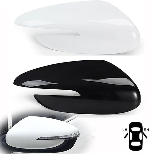 Siuku Compatible avec Kia pour Ceed pour Proceed pour Forte 2014 2015 2016 2017 2018 rétroviseur Housse Coque Couvercle Accessoire de Voiture Couverture Coque Rétroviseur (Color : L White) - Poukt