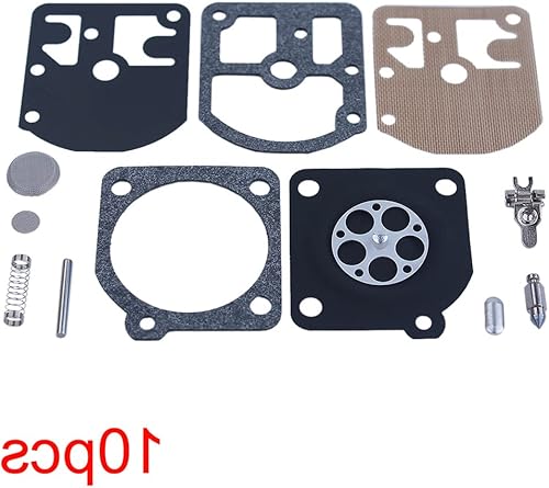 Gubeter Kit, pour carburateurs Stihl 009 010 011 012 011Av & Aveo, pour carburateurs Zama C1S-S1 S1A S1B S1C C1S-Z1 C1S-Z1A, pour carburateurs Zama C1S-H4A C1S-H4B C1S- H4C - Poukt