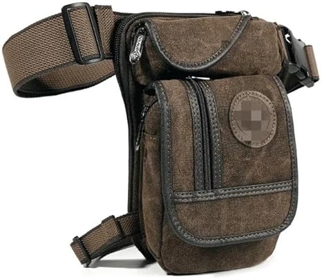 NGHSDO Sacoche De Jambe Moto Hommes Toite Taille Drop Jambe Sac Cuisse Hip Ceinture Bum Fanny Pack Pack Voyage Moto Messenger Sacs à bandoulière Sacoche Jambe Moto - Poukt