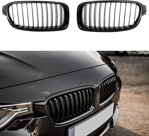 Grille de rechange noire brillante F30, capot avant en ABS pour 3 séries F30 F31 F35 2012-2017 - Poukt