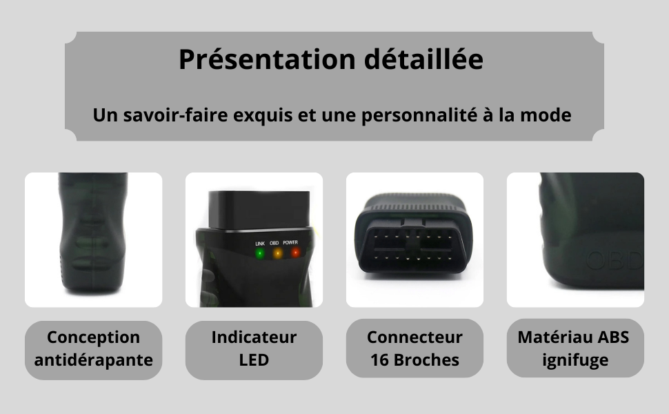 OBD2 outil diagnostic voiture