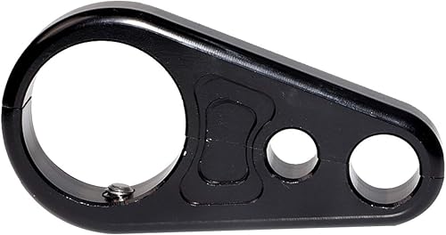 Bid4ze Paire de pinces de serrage pour câble d'embrayage et guidon de Harley - 25 mm - Cadre chromé - Universel - Poukt