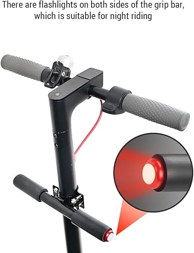 Trottinette électrique pour enfants avec guidon sans danger pour les enfants avec lumière compatible avec les scooters électriques Ninebot G30 ES Series - Poukt