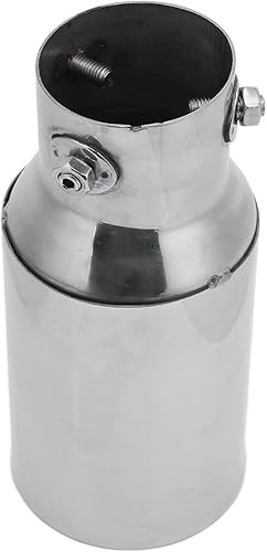 TKSE Tuyau d'échappement en acier inoxydable, embout d'échappement de voiture 60x89mm en acier inoxydable poli miroir rond universel pour automobiles - Poukt