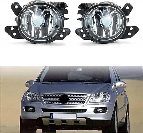 Avant Pare-Chocs Feux Brouillard pour Benz C ML GL Classe X164 W164 W204 2518200756 2518200856 Phare Antibrouillard Pare-Choc Avant(Pair with LED L10) - Poukt