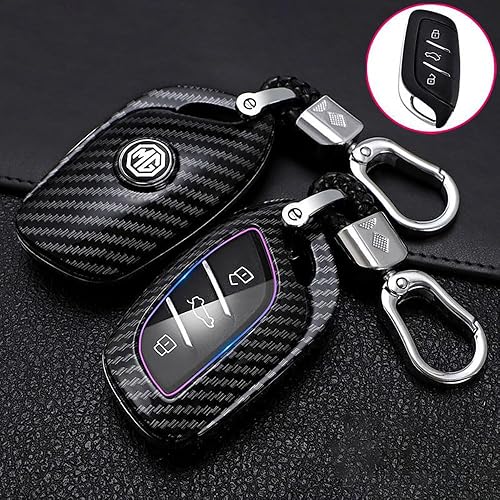 Voiture Coque de Clé pour MG ZS MG3 MG4 MG5 Scorpio MG6pro MG Mulan MG Navigator MG HS Télécommande étui à Clés Boîtier Protection Porte-Clés Gift Accessories,Redstyle-A - Poukt