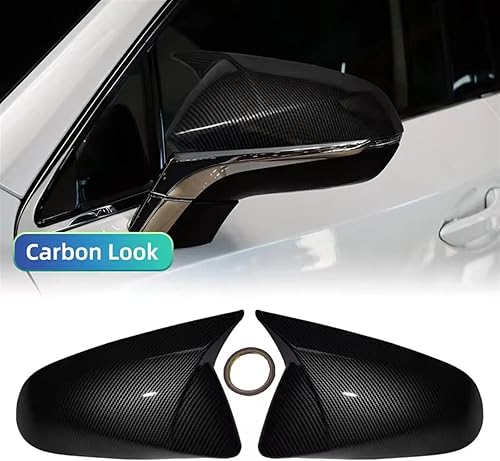 BSWRTH Coques Rétroviseurs Auto Compatible avec Lexus pour RX 200t 330 300 350 450 2016 2017 2018 2019 Capuchons De Rétroviseur en Fibre De Carbone Accessoires De Pièces Automobiles - Poukt