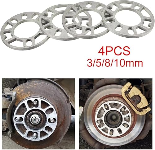 Peowuieu Lot de 4 élargisseurs de voie en aluminium pour 4 x 100 4 x 114,3 5 x 100 5 x 108 5 x 114,3 5 x 120 - Poukt