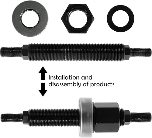 Guniata Harmonic Balancer Outil d'installation compatible avec SBC BBC Engine Professional Harmonic Balancer Installer Amortisseur de vibrations en métal Outil d'installation pour voiture automatique - Poukt
