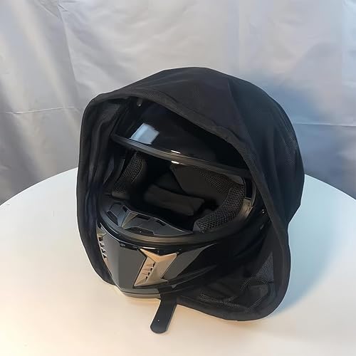 CATOR Lot de 2 sacs de casque de moto, housse de casque de moto, sac de moto, utilisé pour différents styles de casques de moto, sports de plein air, rangement divers et rangement de poupées, Noir - Poukt