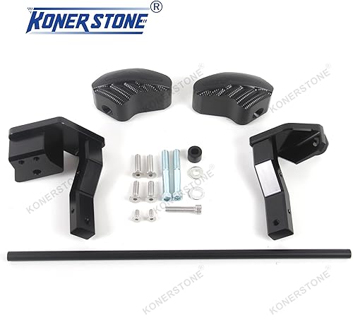 Protection de cadre pour Suzuki Hayabusa GSX1300R GSXR 1300 2008-2020 Gen 2 Accessoires de moto Protection contre les chutes GSX-R1300 GSXR1300 Noir 2009 2010 2011 - Poukt