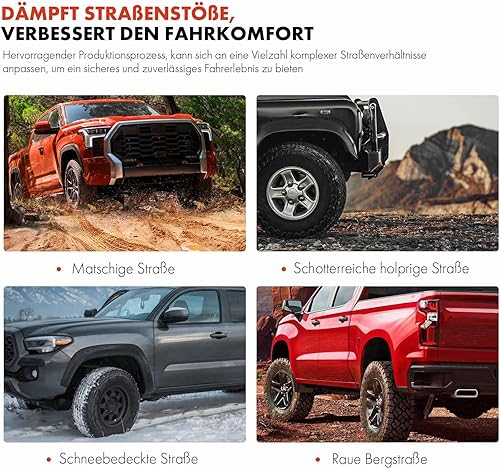 Frankberg 2 rotules de suspension + 2 tiges de couplage + 2 rotules de direction essieu avant compatibles avec NP300 Navara D40 NP300 Navara Pick-up D23 D23T Pathfinder III Van R51 Replace# 4242082Z00 - Poukt