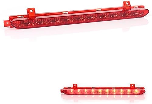 Feux Arrière pour Mini pour Cooper R56 R57 R58 R60 2007-2014 Lentille Chromée Noire 3ème Feu Stop LED Rouge OEM Fit Feu Stop Monté Haut 12V Car Feu ArrièRe(Smoked Chrome Lens) - Poukt