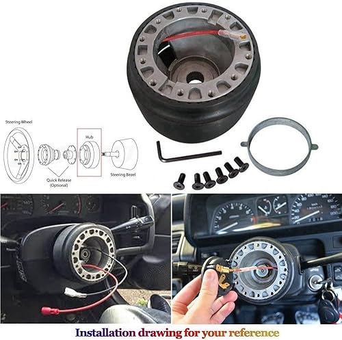 TENREV Adaptateur DE KIT DE Patron DE MOYEU DE Volant for Suzuki Je-EP SJ 413 Forte for Samurai (SU-2) HUB-SU-2 (Accessoires du véhicule) - Poukt