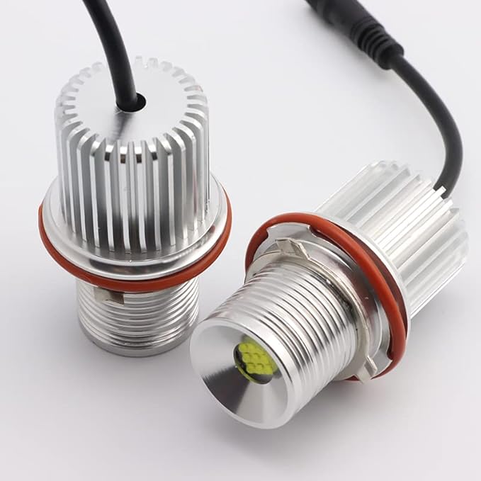 ZHANGSHUMIN Angel Eyes 2pcs 90W 6000K Lampe Angel Eyes Marker Lights Ampoules Fit Use for BMW E87 E39 M5 E60 E61 E63 E64 M6 E65 E66 E83 X3 E53 X5 2000-2008 LED Angel Eyes(2 Pieces) - Poukt