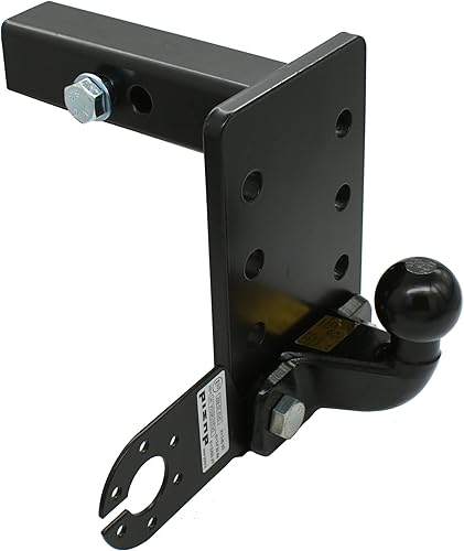 Dispositif d’attelage de remorque AHK US-Adapter de 50 x 50 mm, hauteur réglable ISO 50 à tête sphérique. - Poukt