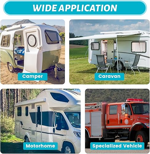 Fenetre Camping Car,FenêTre LatéRale TeintéE Pour Caravane,450 X 500 Mm Lanterneau Camping Car,FenêTres Pour Camping-Car,Fenetre Caravane - Poukt