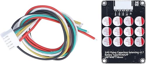 Bewinner Égaliseur Actif de Batterie, équilibreur de Cellules Universel 5A, Carte D'équilibre au Lithium Lifepo4 avec Câble pour LTO LFP LPO NCM(3-4S)… - Poukt