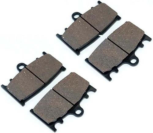 NANGAEBPPW Disques de Frein Jeu De Plaquettes De Frein Avant Arrière pour Kawasaki ZZR1200 ZX1200 2002-2005 ZX1100 ZZR1100 1993-1998 pour Ninja ZX11 1994-2001(Devant et derrière) - Poukt