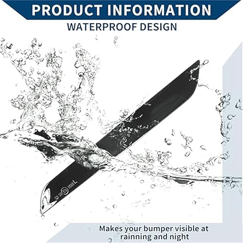 JINFOLI Réflecteur de Pare-Chocs Avant Gauche, for BMW X6 2008-2014, ABS Durable, 1 pièce, Noir, n°6314717999163147187087 réflecteur de sécurité pour Pare-Chocs arrière - Poukt