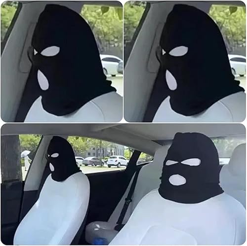 Firulab Chapeau drôle pour Couvre-siège Voiture, Housse d'appui-Voiture personnalisée, Housse d'appui-tête Respirante personnalisée Universelle, décoration intérieure Auto - Poukt