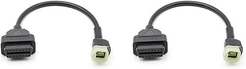 Iyalezirk Lot de 2 câbles adaptateurs OBD2 A 4 pièces de détection de pannes de moto pour motos - Poukt