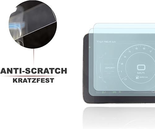 Lot de 2 films de protection d'écran anti-reflet pour compteur de vitesse de moto CFMOTO 800 MT 7' Fabriqué en Allemagne - Poukt