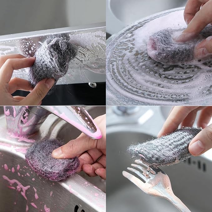 50 Pieces Jex Stamp with Soap - Steel Wool Soap Pads | Steel Wool Soap Pads | Standalone Soap Powder (50PCS) - Poukt