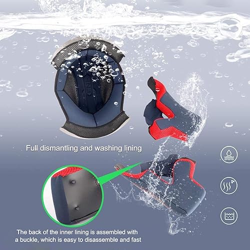 GoolRC Casque de Moto intégral Casque de Rue Rapide Unisexe Adulte Cool Cavalier équipement Quatre Saisons Nouveau (Vert, M) - Poukt
