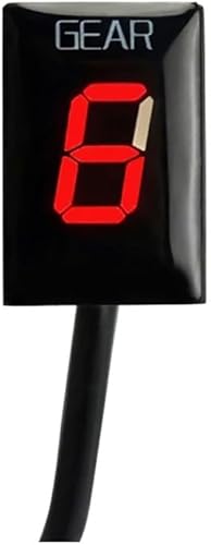 JIANYISR Indicateur de Vitesse pour K&awasaki pour Z750 2010 2011 2012 2013 2014 2015 Accessoires De Moto 1-6 Indicateur De Vitesse Affichage De Vitesse Compteur(Green) - Poukt