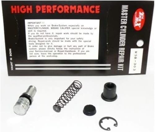 Compatible avec/Remplacement pour GSF 650-1250- 07/13 / 650 GSXF 08/10 - KIT REPARATION MAITRE CYLINDRE FREIN AVANT/MSB-303 - Poukt