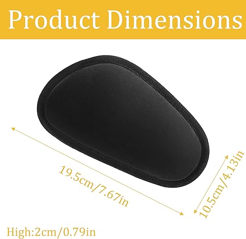 LIANCHEN Lot de 2 coussins pour accoudoirs de voiture - Pour genoux et cuisses - Accessoire d'intérieur de voiture - Noir 2 - Poukt