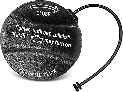 Bouchon de réservoir de carburant 16117222391 compatible avec Série 5 E60 E61 X5 E70 X3 E83 Série 1 E81 E87 E82 E88 Série 3 E90 E91 E92 E93 MINI CLUBMAN Remplace # 16116756772 - Poukt