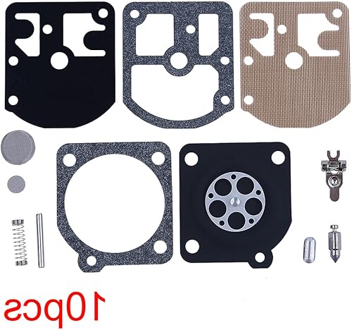 Gubeter Kit, pour carburateurs Stihl 009 010 011 012 011Av & Aveo, pour carburateurs Zama C1S-S1 S1A S1B S1C C1S-Z1 C1S-Z1A, pour carburateurs Zama C1S-H4A C1S-H4B C1S- H4C - Poukt