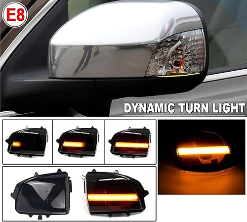 Clignotant De Rétroviseur pour Volvo XC70 2008-2012 XC90 2007-2013 2014 LED Clignotant Dynamique Miroir Latéral Lampe Séquentielle Clignotant Indicateur LED Clignotant - Poukt