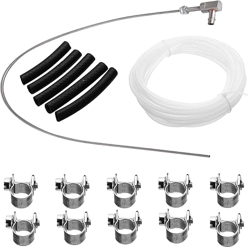 Kit de tuyau d'essence, chauffage diesel, tuyau de carburant avec filtre à essence, tuyau de niveau de carburant, kit de clip pour voiture, moto, scooter (4) - Poukt