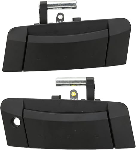 Qiilu poignée de porte de voiture, 2pcs Poignée de porte extérieure Extérieur Extérieur Extérieur Noir Poignée De Porte 80607-CD00B Noir De Remplacement pour Nissan 350Z 2003-2009 - Poukt