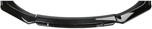 Lèvres de Pare-Chocs Avant pour BMW X3 F25 2011-2017,Spoiler Lèvre Avant Corps Lèvre Pare Chocs Avant Séparateur Lèvre Diffuseur Aileron Avant Spoiler,A-Black - Poukt