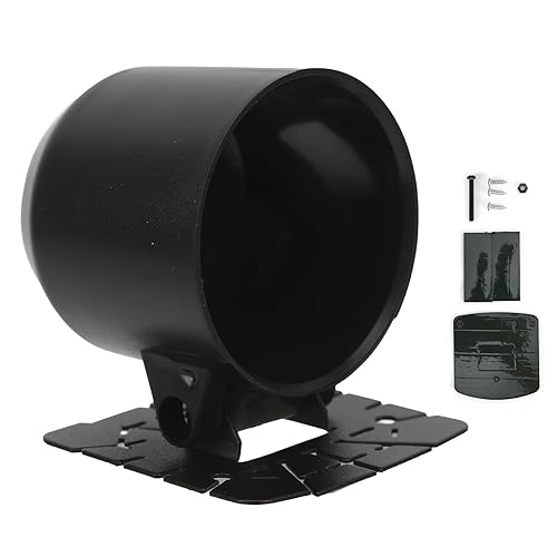 Support de Compteur de Vitesse Noir Aramox Support de Jauge Unique Robuste Universel pour Moto de Camion de Voiture 52mm - Poukt