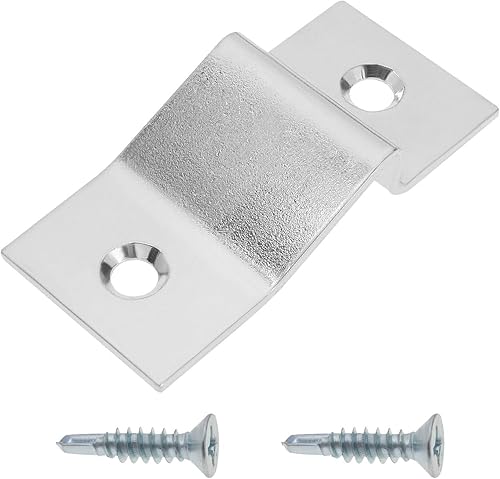 ECSiNG Butoir de porte 7192004AG - Plaque coulissante - Compatible avec Fiat Ducato - Compatible avec Peugeot Boxer - Compatible avec Citroën Jumper - Argenté - Poukt