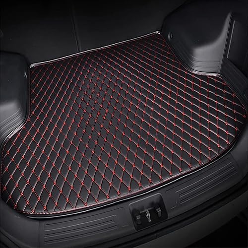 SZFCL Cuir Tapis Coffre Voiture pour Volkswagen T-Roc R-Line 2019-2023 2024 Lower Layer, Antidérapant Imperméable Protection Coffre Cargaison Doublure Accessories,Black-1 - Poukt