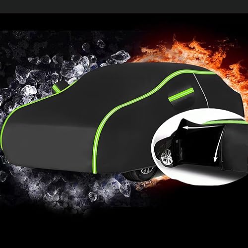Bâche Voiture Étanche pour 𝖵W 𝖦olf Mk1 & Mk2 Housse Voiture Exterieur Personnalisée Respirante Complète Housse de Protection Voiture pour la Plupart des Voitures Protection Tous Temps - Poukt