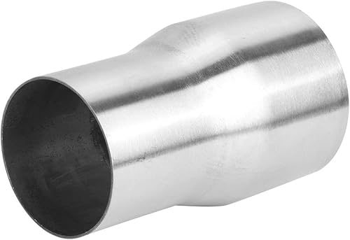Adaptateur de tuyau d'échappement, Qiilu Adaptateur de tuyau d'échappement, pièce modifiée d'adaptateur de Tube de connecteur de tuyau d'échappement universel en acier inoxydable(63-76MM) - Poukt